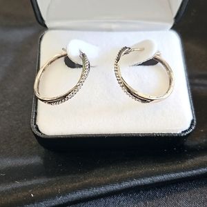 Diamond Hoop Earrings - Belk Co